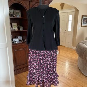 Vintage Doncaster Black Button down top